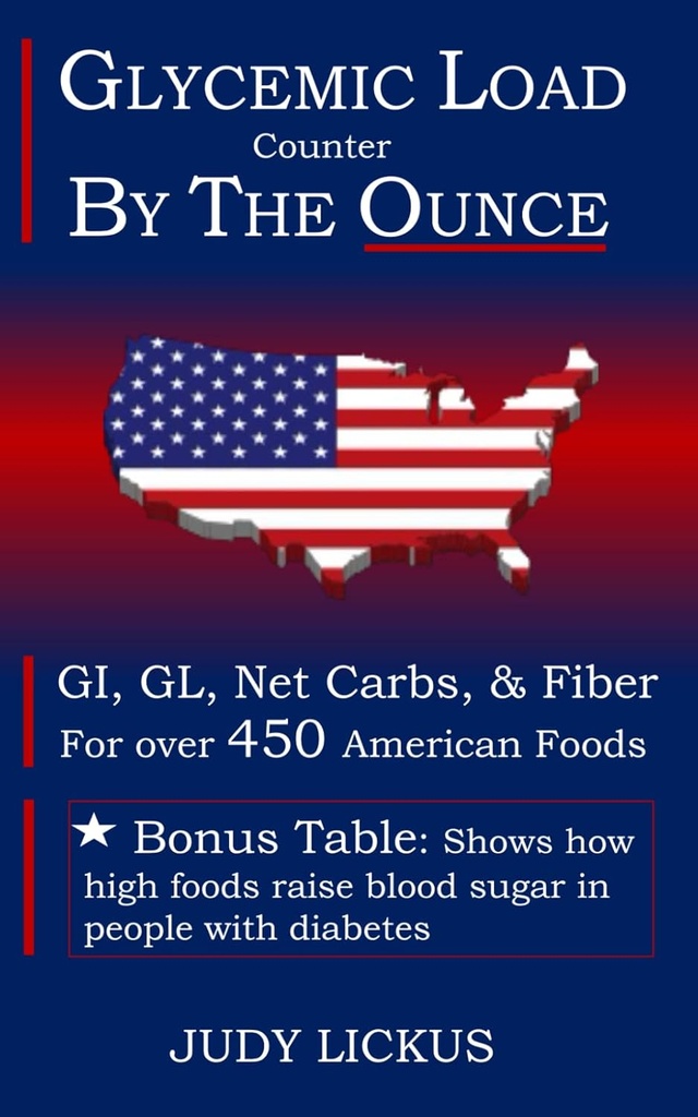 GLYCEMIC LOAD COUNTER: CON SERVINGS BY THE OUNCE THE POCKET GUIDE TO GI, GL, Net Carbs & Fiber for over 450 American Foods