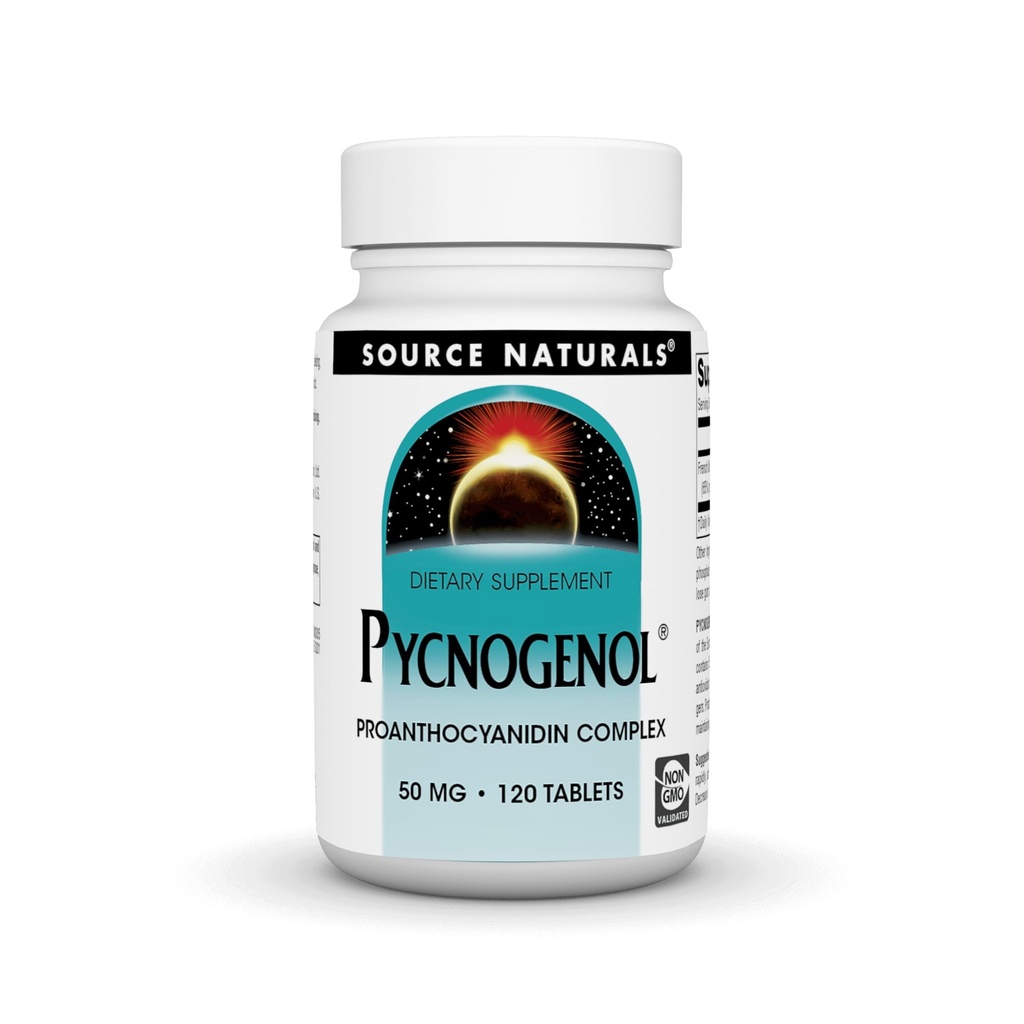 Source Naturals Pycnogenol 50 mg Proanthocyanidin Complex - 120 Tablets