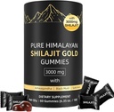Shilajit Gummies, Pure Himalayan Shilajit Gummies Gold, No Añadido Sugar Non-GMO 100% Natural &amp; Organic, Ashwagandha, Gokshura imper Fulvic Acid &amp; 85+ Trace Minerals for Men, Women ← 60 Gummy