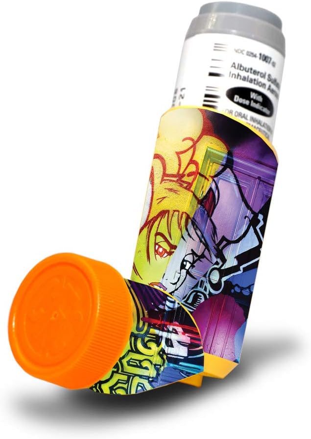 MightySkins Skin for Proventil HFA Asthma Inhaler - Mixtape ¦ Protective, Durable, and Unique Vinyl Decal wrap Cover ← Fácil de Aplicar, Eliminar y Cambiar Estilos
