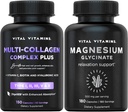 Vitaminas Vitales Multi Collagen Plus Capsules + Magnesio Glycinate Capsules