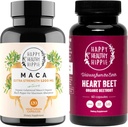 Happy Healthy Hippie Beetroot Capsules " Organic Maca Energy Pills " Libido Enhancer