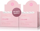 Collagen Deluxe 30 Shots x 2 I 8 Week Bundle I 12500 mg Marine Collagen (Type I ' III) I Hyaluronic Acid, Biotin, Vitamina C I Sin azúcar - 8 Week Supply