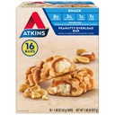 Atkins Snack Bar, Peanutty Overload, 8g Protein, 7g Fiber, 3g Net Carbs, Keto Friendly, 16 Conde