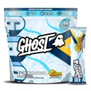 GHOST Hydration Packets, Lemon Crush, 24 Sticks, Electrolyte Powder - Drink Mix Suplemento con Magnesio, Potasio, Calcio, Vitamina C - Vegan Friendly, Libre de Soy, Azúcar &amp; Gluten