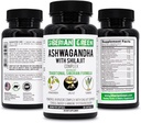 Siberian Green Ashwagandha con Altai Shilajit ' Turmeric Ayurvedic Complex 60 cápsulas – Tradicional Siberian Formula Stress Relief, Mood, Energy Support, Immune System Recovery