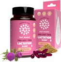 OAT MAMA Suplemento Orgánica de Lactación - 'Tienes esto' Suplemento Herbal Libre de Fenugreek con Milk Thistle, Shatavari & Moringa - Postpartum Lactation Support for Breastfeeding Moms