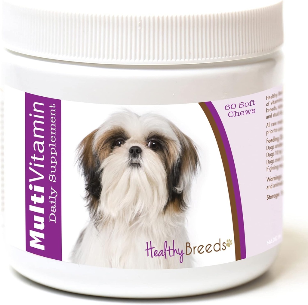 Saludables razas Shih Tzu Multi-Vitamin Soft Chews 60 cuenta