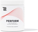 TB12 Perform - Suplemento Premium de Rendimiento con Mango Leaf, Sceletium, Rhodiola y Ashwagandha para promover la energía Steady, el enfoque de ayuda y la función cognitiva, y soporte Mood y estrés