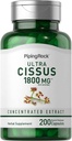 Piping Rock Cissus Quadrangularis Suplemento 1800mg ← 200 Capsules  Extracto herbario ultra concentrado