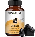 Shilajit Capsules - Non GMO Extract by mi Nature ← 180 Veg Caps Silencio Promociona Vibrant Energy & Vitality habit 1000 mg  100% Shilajit Extract Capsules  Fulvic Acid