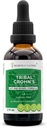 Tribal Crohn's Herbal Extract Alcohol-Free, Tintura, Glycerite Slippery Elm, Parsley, Marshmallow, Turmeric, Frankincense, Green Tea. Gut y Bowel Fórmula 2 oz