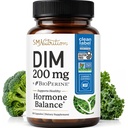 DIM Suplemento 200 mg Silencio Estrógeno Balance para Mujeres " Hombres Silencio Hormonal Acne, Saldo hormonal, Menopausia " Antioxidante Apoyo ← Proyecto Label limpio certificado, Vegan " Soy Free Diindolylmethane TEN 60 Ct.