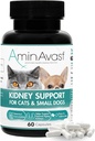 AminAvast Small Dogs & Cat Kidney Support - Promueve el apoyo saludable a los riñones en gatos &amp; perros pequeños - 300mg, 60 cápsulas