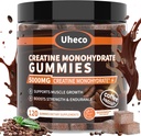 Café Flavor Creatina Monohydrate Gummies 5000mg para Hombres &amp; Mujeres,Contiene L-Taurina + Vitamina B12, Betaine, L-Citrulline para la fuerza muscular, Mejorar la resistencia del ejercicio -116 Con