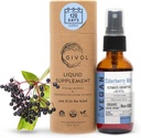 Elderberry Mist (Sambucus Nigra) Extracto líquido – Boost de Inmune de Fuerza Extra para Adultos Niños – Niveles altos de Flavonoide, Absorción Fácil, No GMO, Vegan – Suministro de 120 Días
