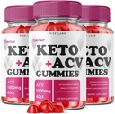 rize labs - Pro Fast Keto+ACV Gummies for Advanced Weight Loss, All Natural Keto Plus Apple Cider Vinegar 1000mg Suplemento, Ayuda a reducir la grasa del vientre, para la fuerza adicional (180 Gummies)