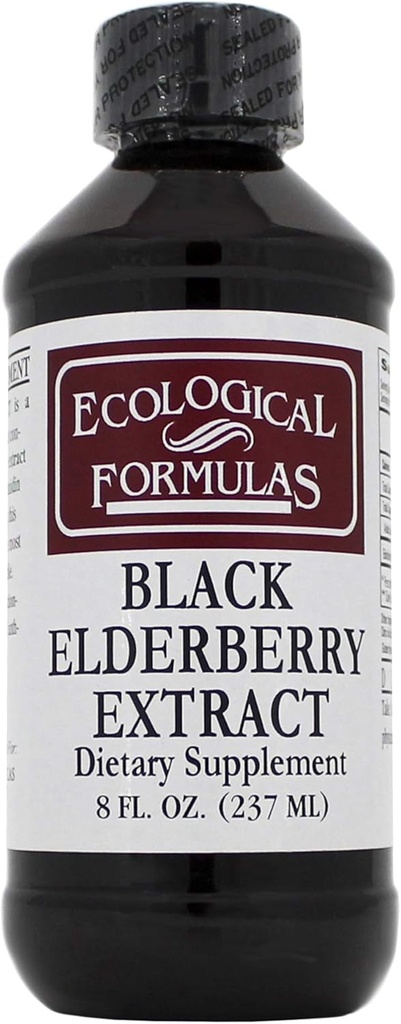 Black Elderberry Extracto 8 onzas