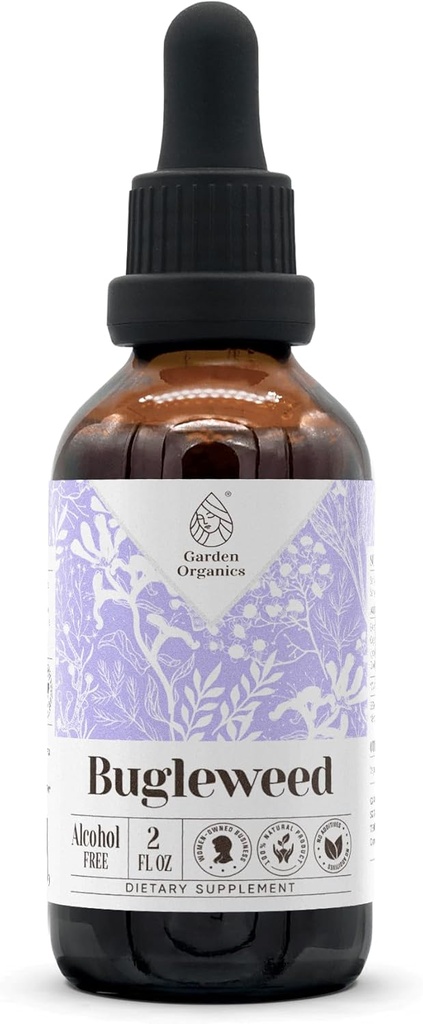 Extracto de la tinta natural libre de alcohol, Booster del sistema inmune, gotas líquidos hechas de 100% Bugleweed (Lycopus virginicus) Herb seco (2 fl oz)