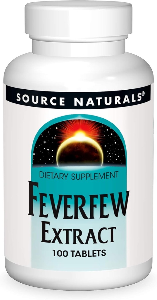 Fuente Naturals Feverfew Extract - Soportes Función cerebral saludable* - 100 Tablets