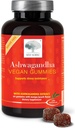NUEVAS Gummies de Ashwagandha NORDIC, 300 mg Ashwagandha Root Extract, Sugar Free, Adaptogens for Men and Women, Delicious Mango Peach, 60 Gummies