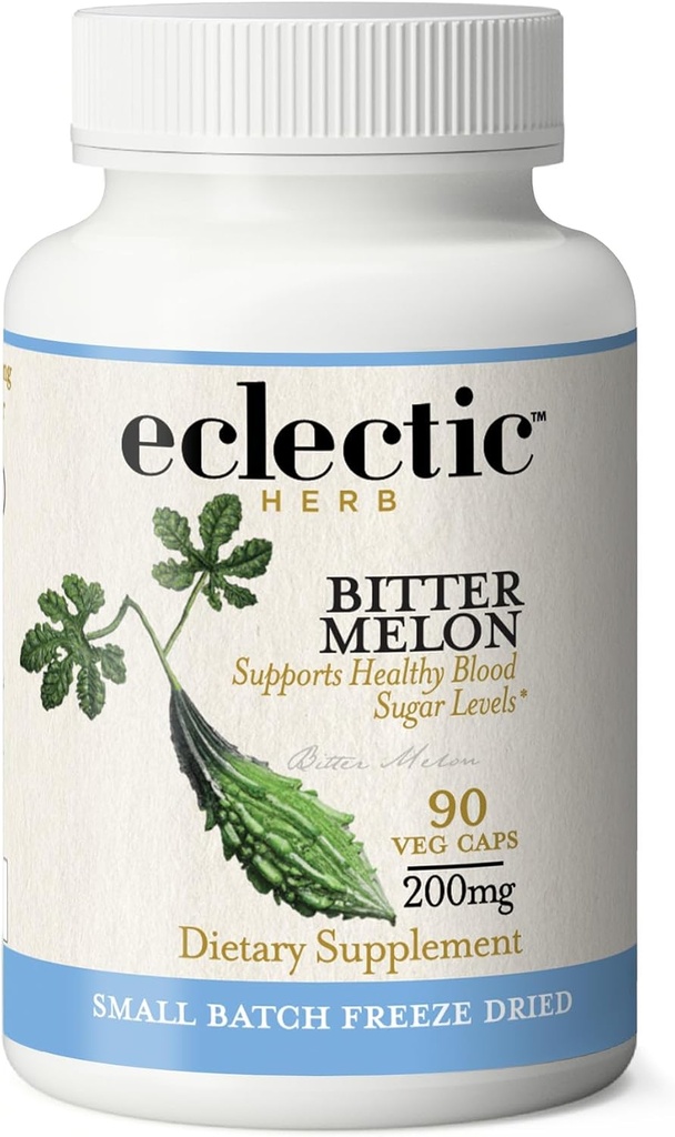 Eclectic Institute Raw Freeze-Dried Non-GMO Bitter Melon ← 90 CT