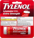 Tylenol Extra Strength 500 mg Acetaminophen Caplets, Dolor de Dolor &amp; Reductor de la fiebre, Acetaminofeno para el dolor de cabeza, Dolor de cabeza, Dolor de espalda &amp; Toothache, Tamaño de viaje, 10 ct