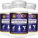 Genex Fórmulas 99% Micronized Trans-Resveratrol with BioPerine for Absorption 1000mg ← Pure Organic Pharmaceutical Grade Trans-Resveratrol Capsules for Healthy Aging, 120 Capsules (3)
