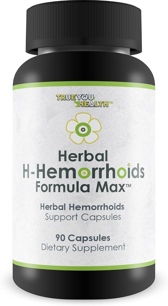 Herbal H-Hemorrhoids Fórmula Max - Nuestro Mejor Tratamiento de Hemorroides Herbales - Alivio Hemorroides Naturales - Tratamiento de Arrugas Hemorroides Naturales - Tratamiento Hemorrhoidal Herbal Pills Hemorrhoid