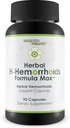 Herbal H-Hemorrhoids Fórmula Max - Nuestro Mejor Tratamiento de Hemorroides Herbales - Alivio Hemorroides Naturales - Tratamiento de Arrugas Hemorroides Naturales - Tratamiento Hemorrhoidal Herbal Pills Hemorrhoid