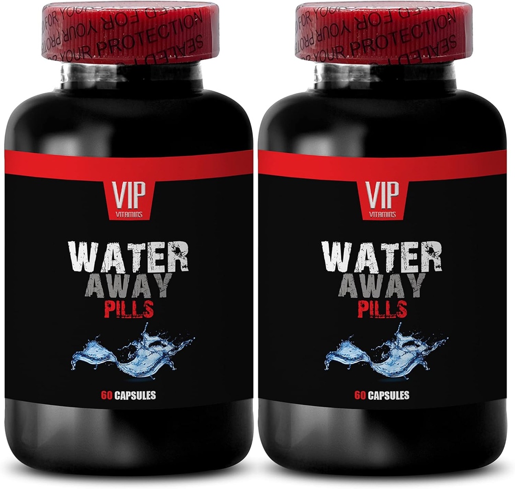 Alivio de Bloating y Reducción de Belly - Píldoras diuréticas del agua - Píldoras de desintoxicación natural - Píldoras de agua para piernas y pies hinchados - Diuréticos naturales para la retención de agua - Píldoras diuréticas - 2B 120Capsules