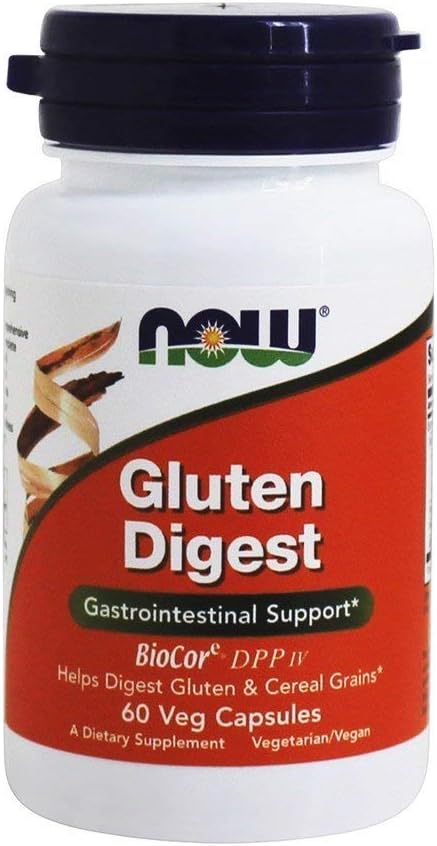 Ahora Alimentos - Gluten Digest Gastro-Intestinal Support - 60 cápsulas vegetarianas