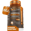 Herbtonics Thermogenic Burner + Apple Cider Vinegar – Weight Management Supplement for Women &amp; Men, Supports Appetite Management, Metabolism & Energy, 60 cápsulas vegetarianas