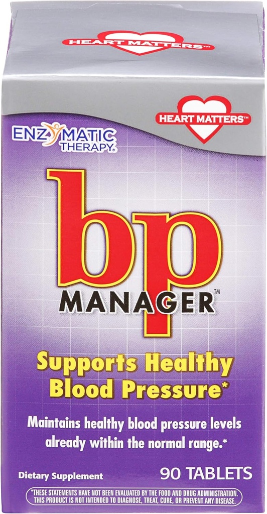 Terapia enzimática - Bp Manager, 90 tabletas [Salud y Belleza]
