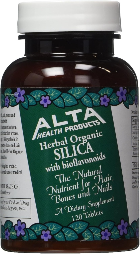 Alta Health Products - Silica Con Bioflavonoides, 500 mg, 120 tabletas
