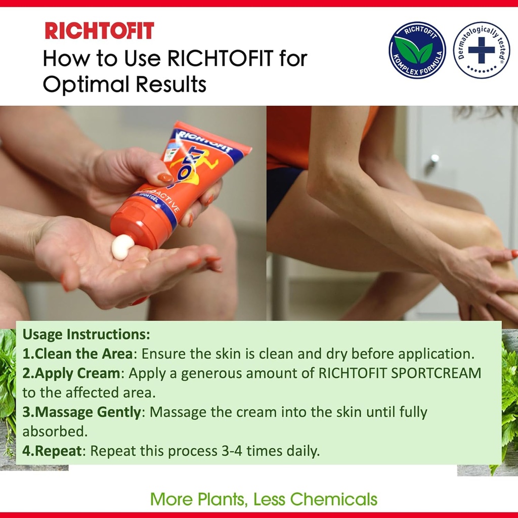 Rapid Active Sports Gel - Fast-Acting Muscle Comfort, Ideal para el entrenamiento previo de atletas, Herbal Infused Gel, Quick Absorption, Non-Greasy, Made in Hungary