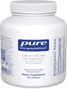 Pure Encapsulations Calcium MCHA with Magnesium peru Hypoallergenic Dietary Supplement for Bone Support Silencio 180 Capsules