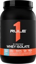 Regla 1 R1 Protein Whey Isolate - Con 25g Protein &amp; 6g BCAA Exclusivamente de Fuentes Hidrolyzed Isoladas para la recuperación de ejercicios (2 libras*, Pastel de cumpleaños)