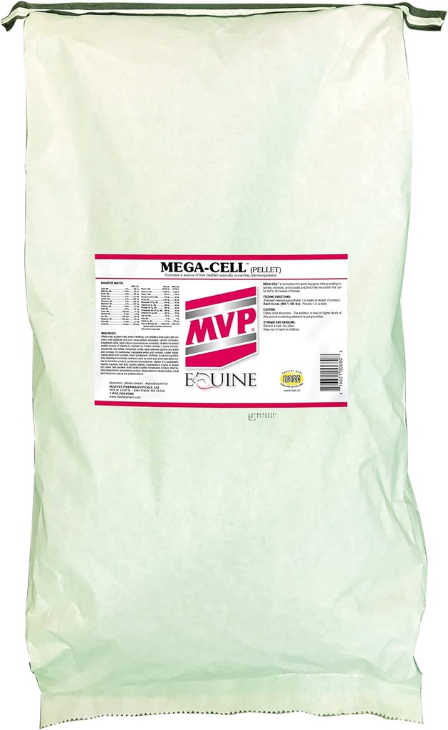 Mega-Cell (50lb Bag) Soporte mineral equilibrado de vitaminas para caballos