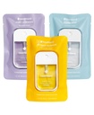 Touchland Power Mist Hydrating Hand Sanitizer Spray, BLOSSOM Trio Set (Lavanda, Vanilla, Rainwater), 1 FL. OZ. Tamaño del viaje (Set of 3)