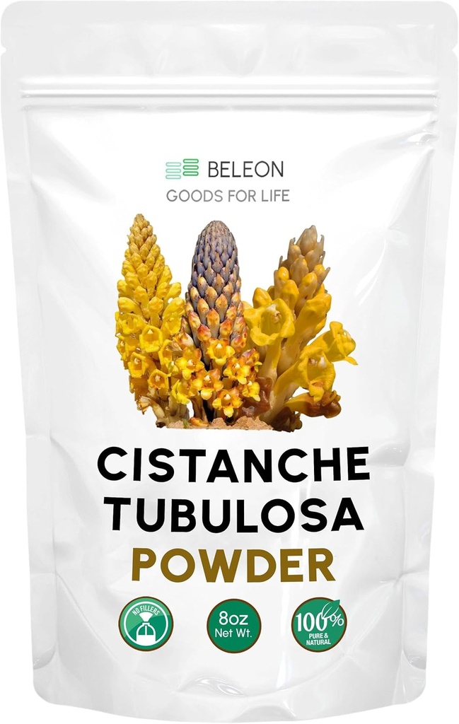 Cistanche Tubulosa Powder 8 oz - Suplemento, Promueve Energía, Función Cognitiva, Mood Positivo