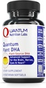 Planta de Laboratorios de Nutrición Cuántica DHA - DHA No-GMO Vegan con ácidos grasos Omega 3, DHA Basado en Algas para Hombres, Natural DHA Suplemento Adecuado para Vegans- 60 cápsulas Vegetarianas de Softgel