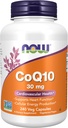 AHORA Suplementos, CoQ10 30 mg, Grado Farmacéutico, Forma All-Trans producido por Fermentación, 240 cápsulas Veg