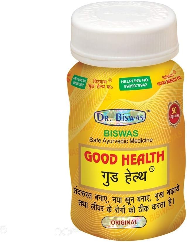 Dr Biswas Ayurvedic Good Health Capsule - 50 Capsules