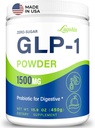 GLP-1 Suplemento, GLP1 Suplementos Mujeres Naturalmente Gut GLP 1 Polvo 1500MG Mezcla Prebiótica con Akkermansia Muciniphila Probiótico &amp; Alto Fiber para la Digestión, Energía, Salud Global, No Fillers