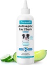 Curaseb Dog Ear Infección Tratamiento Solución – Soothes Itchy &amp; Inflamed Ears – Limpia los desechos y la acumulación - 8oz