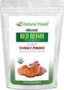 Z Natural Foods Organic Reishi Mushroom Extract Powder - Peso 1 lb - Concentrated Premium Extract for Supporting Immune Health, Energize Your Morning by Adding it to Coffee and Tea