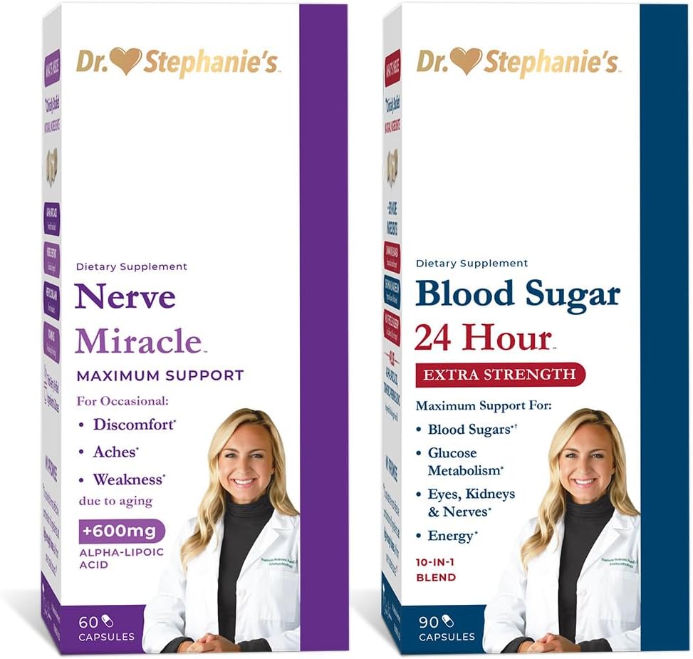 Dr. Stephanie 24 horas de soporte extra-fuerte + Nerve Miracle Bundle