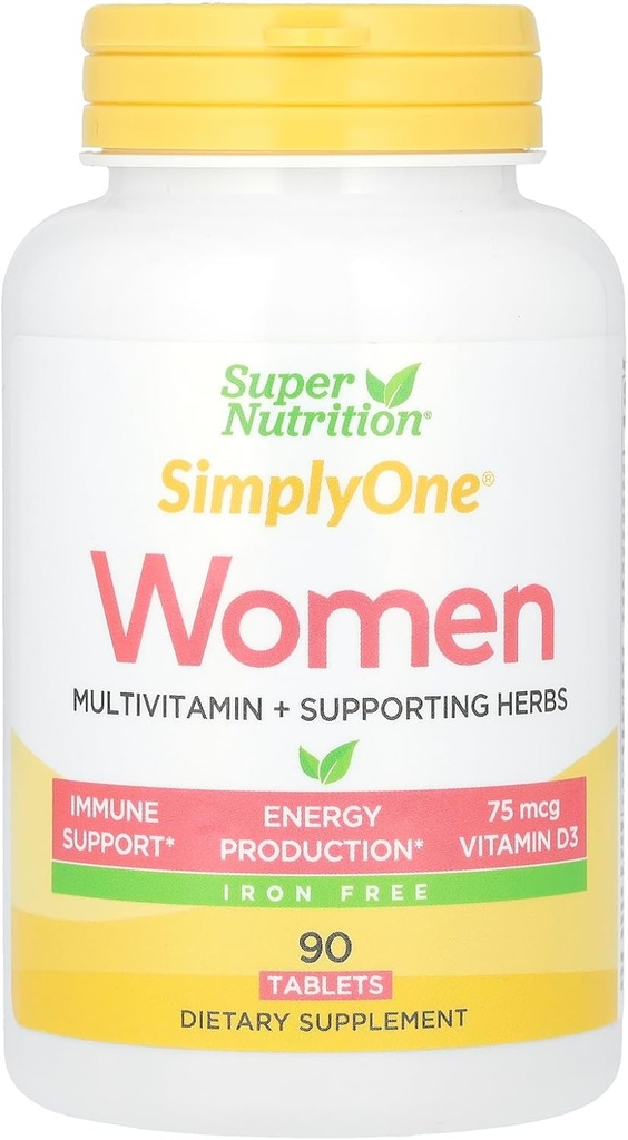 SuperNutrition JustOne Multi-Vitamin for Women, 90 Cuenta
