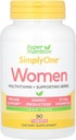 SuperNutrition JustOne Multi-Vitamin for Women, 90 Cuenta